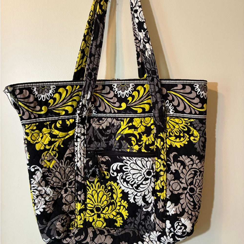 Vera Bradley “Baroque” Miller Travel Tote Quilted Retired Large Laptop Bag EUC - Picture 6 of 8